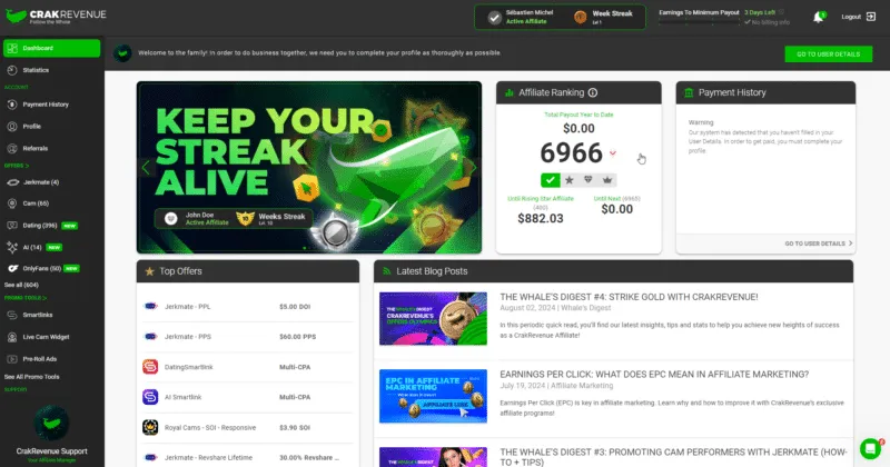 CrakRevenue – универсальный выбор как для взрослых, так и для основных рынков